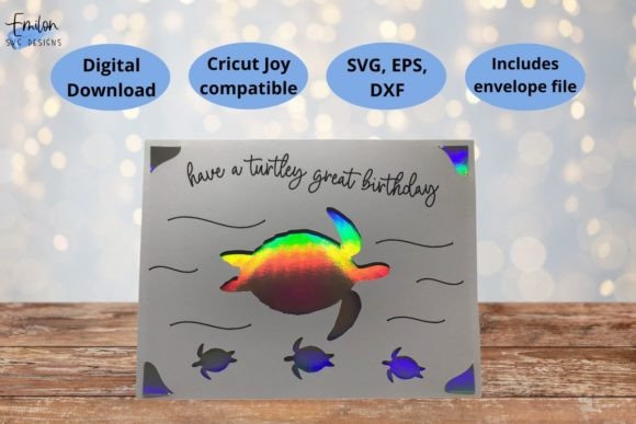 3D SVG for Birthdays: Turtley Great Card Review