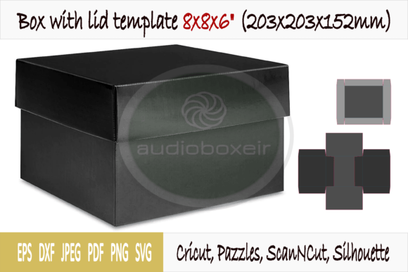 3D SVG Shapes: Box with Lid Template Review