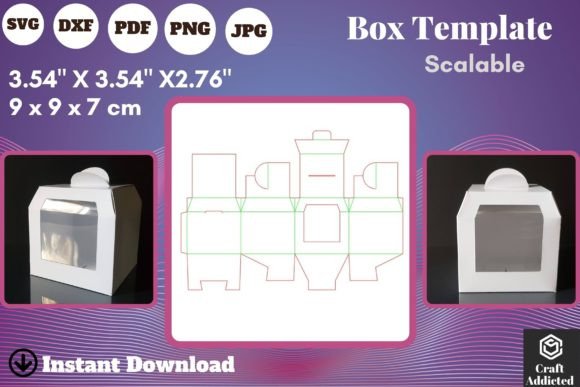 3D SVG Shapes: Gift Box Template with Window Review