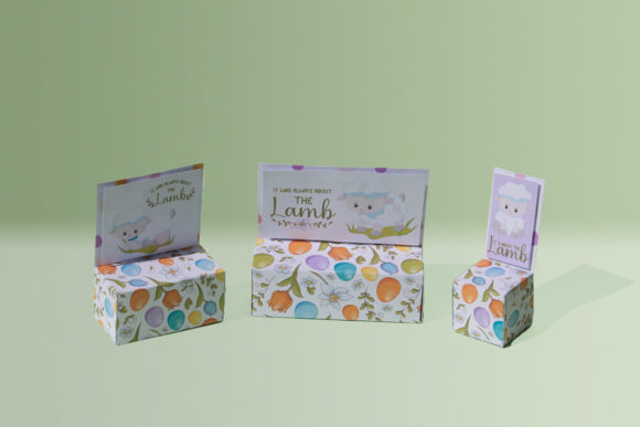 Chocolate Trio Box 3D SVG for Gift Boxes Branding