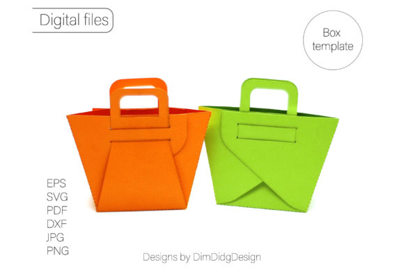 Gift Box, Handbag 3D SVG: Objects for Branding