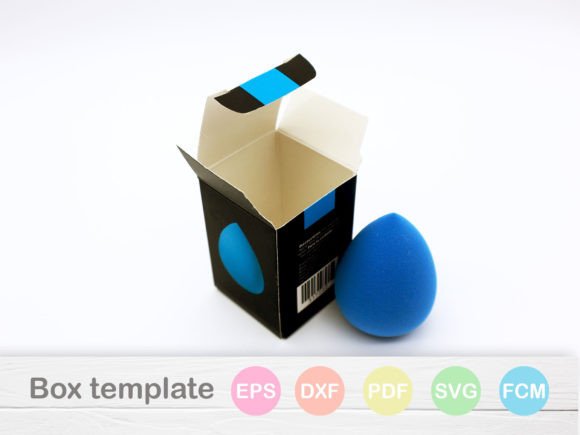 Make Up Sponge Box Template: 3D SVG Shapes Review