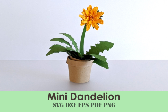 Mini Dandelion and Planter DIY Template Review