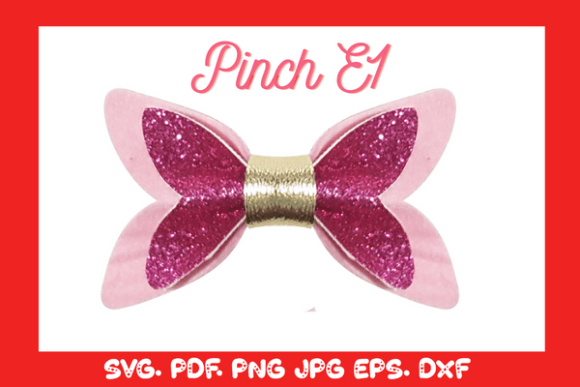 Pinch Hairbow Template SVG, PDF PF1: 3D SVG Shapes Review