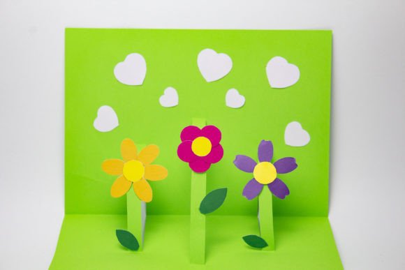 Pop-up Card - Flowers: A Designer’s Embroidery Review