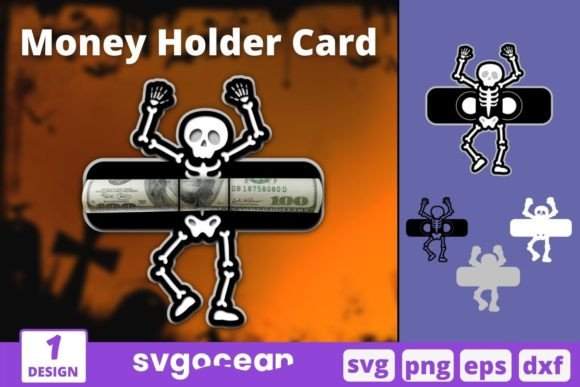 Skeleton Money Holder Card: 3D SVG Shapes Review