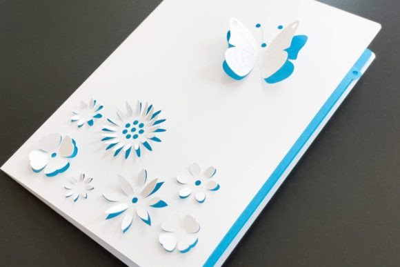Spring Card 3D SVG: Elevating Seasons Branding